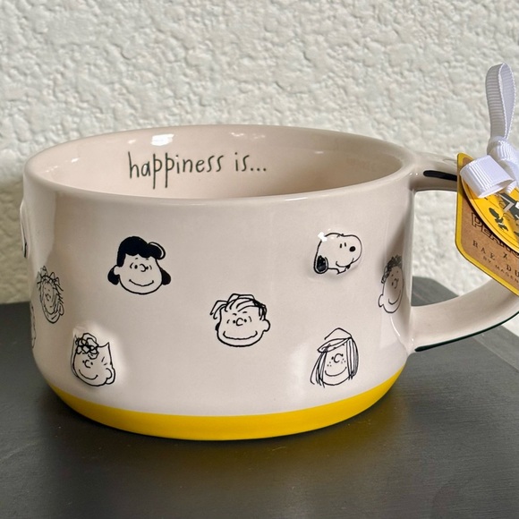 Rae Dunn | Dining | Rae Dunn Peanuts Snoopy And Gang Happiness Is Soup ...